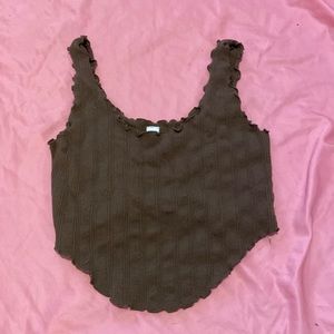 Small Arizona brown crop top